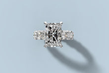 Load image into Gallery viewer, Custom 14k Gold Oval Diamond Ring — Order 8