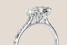 Load image into Gallery viewer, Custom 14k Gold Oval Diamond Ring — Order 9
