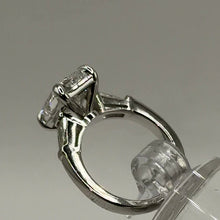 Load image into Gallery viewer, Cushion diamond ring, under-gallery and shank view