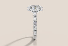 Load image into Gallery viewer, Custom 14k Gold Oval Diamond Ring — Order 9
