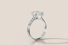 Load image into Gallery viewer, Custom 14k Gold Oval Diamond Ring — Order 9
