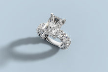 Load image into Gallery viewer, Custom 14k Gold Oval Diamond Ring — Order 8
